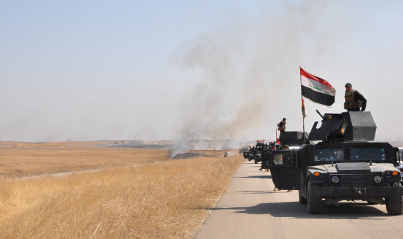 Iraqi Army vehicles